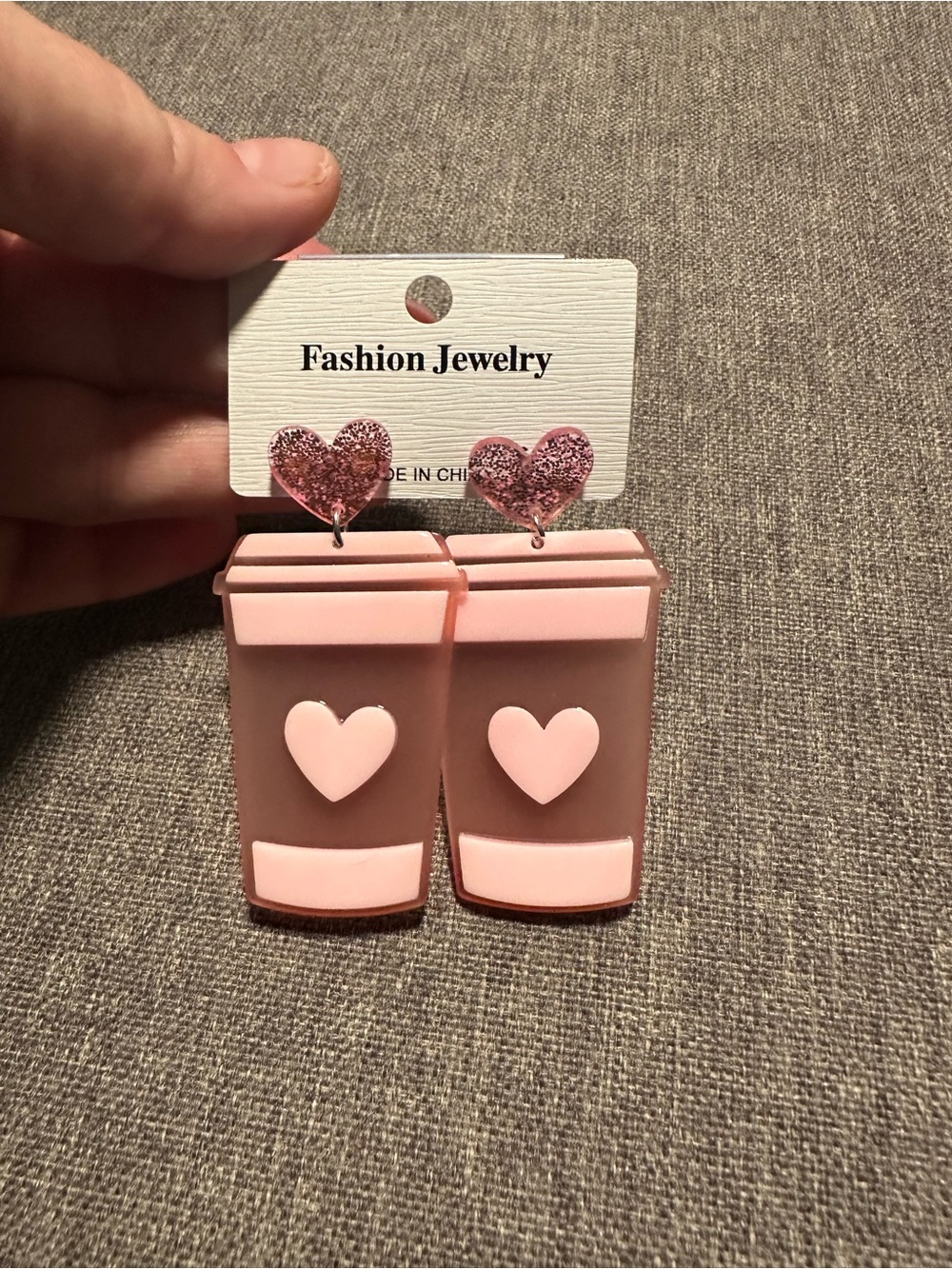 Adorable‎ Coffee Cup Earrings NWT